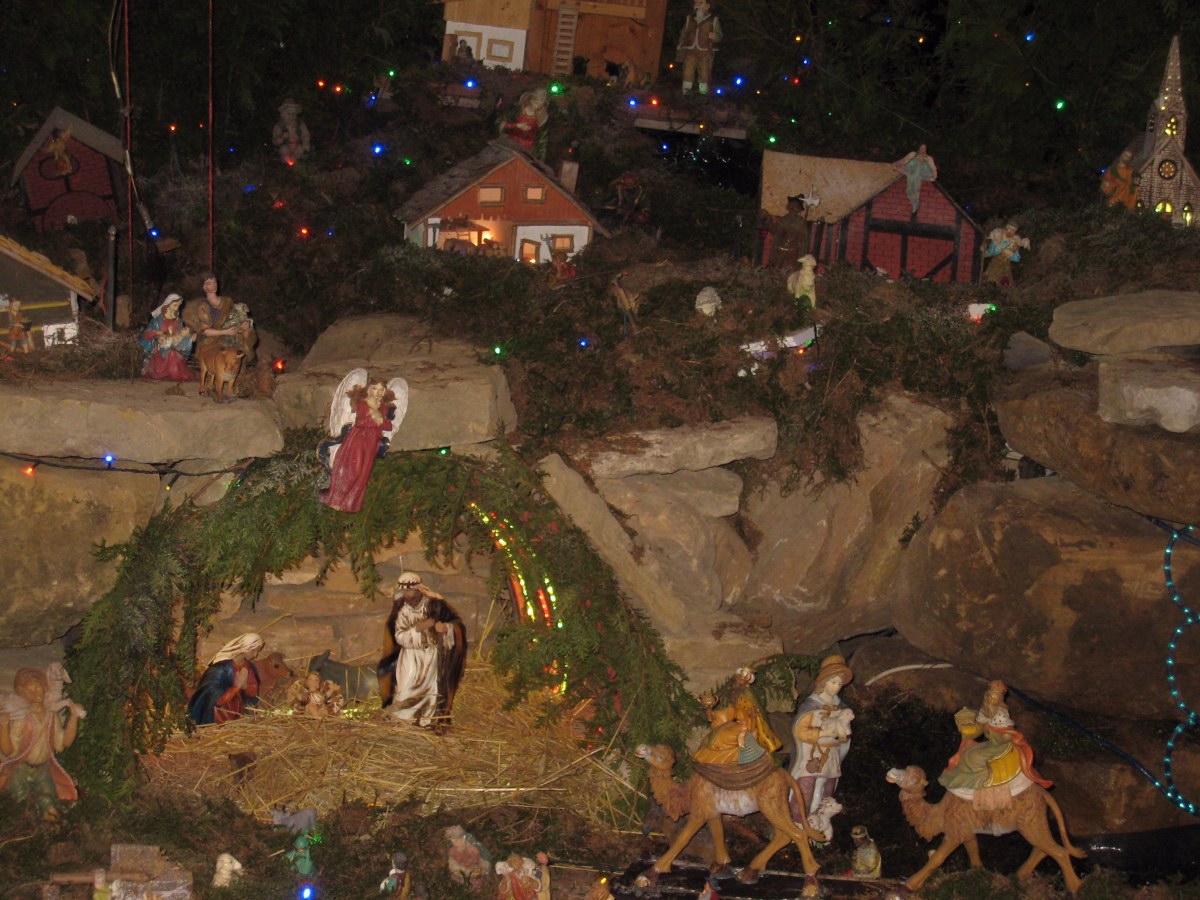 Besuch der Weihnachtskrippe Bübingen