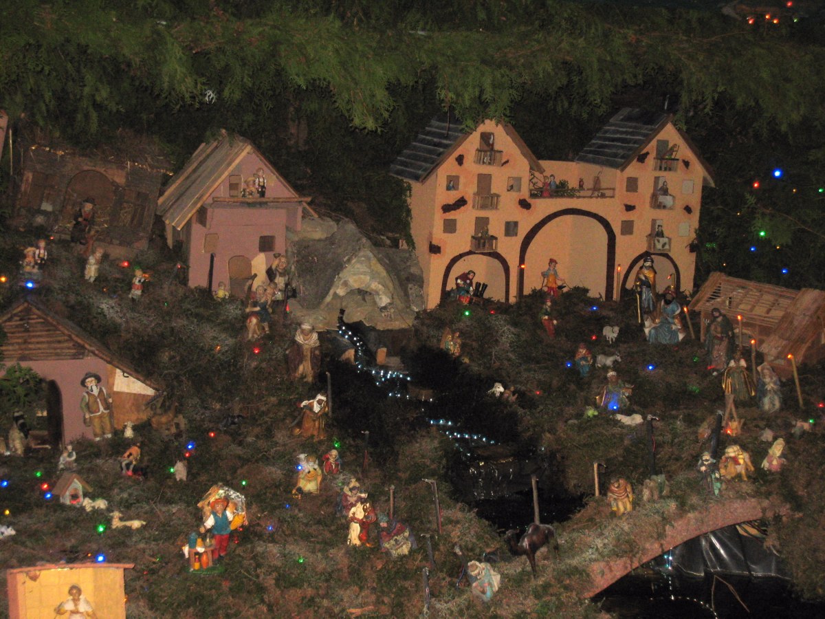 Besuch der Weihnachtskrippe Bübingen